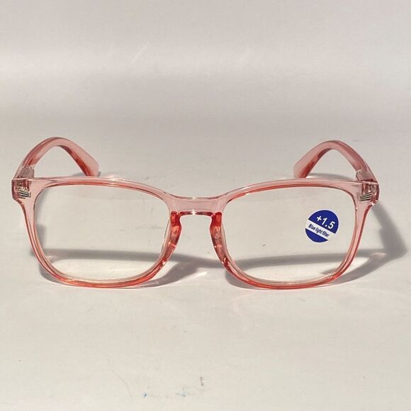 1507 Colette 1.50 Pink Reading Glasses Soft Butterfly Readers NWT - Picture 3 of 9